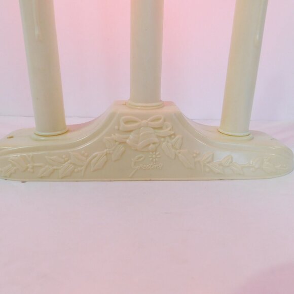 VTG 3 Light Candolier Candelabra Christmas Electric Window Candles Decoration - Picture 6 of 7